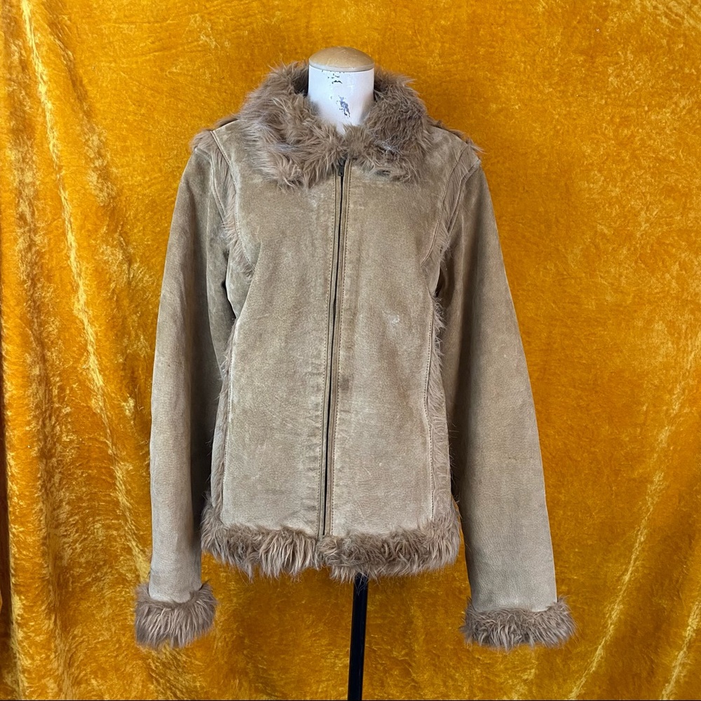 Vintage Seventy Seven 77 Coat with Faux Fur